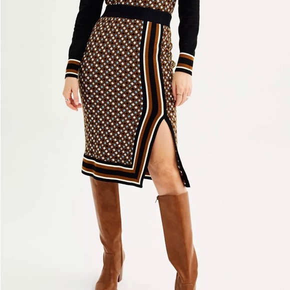 NEW Nine West Retro Sweater Skirt. XXL - Picture 1 of 8